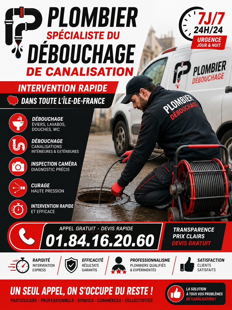 Debouchage Canalisation Asnieres sur Seine
